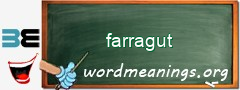 WordMeaning blackboard for farragut